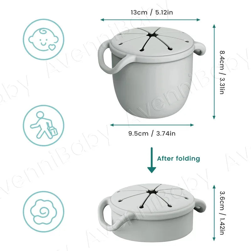 Spill-Proof Snack Cup