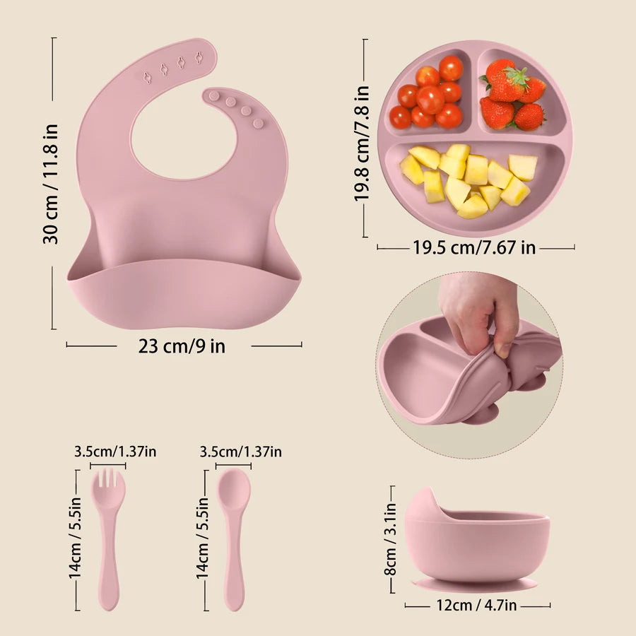 Silicone Bib Set