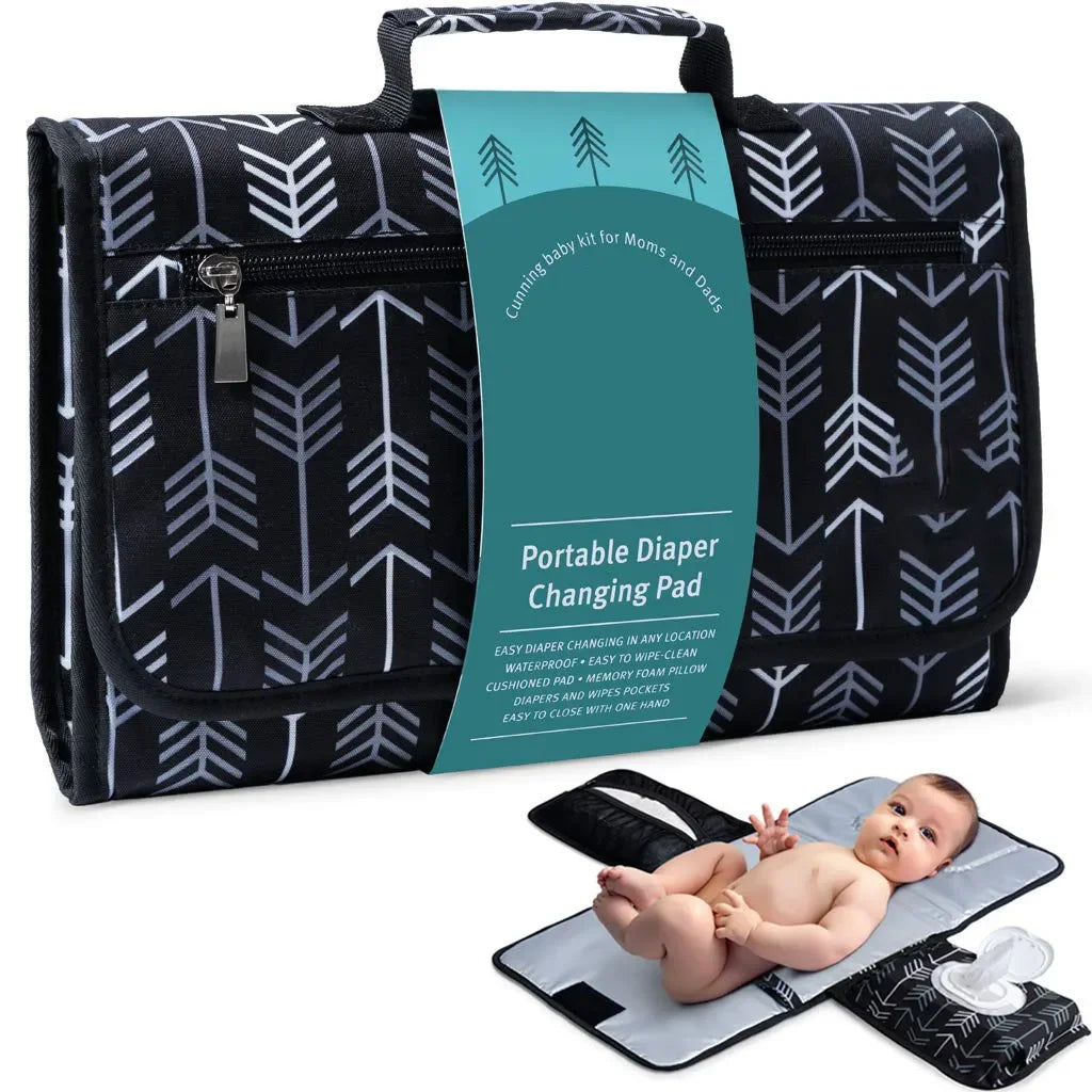 Portable Baby Changing Pad Diaper Mat for Newborn Stroller Nappy Bag