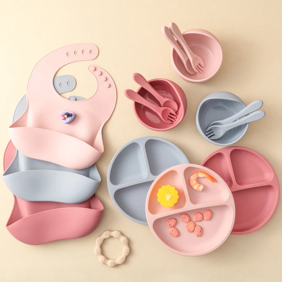 Silicone Bib Set