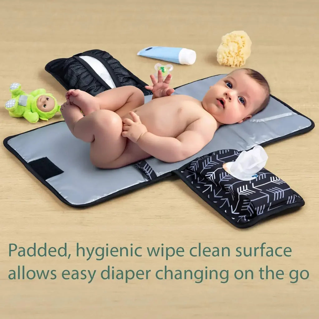 Portable Baby Changing Pad Diaper Mat for Newborn Stroller Nappy Bag