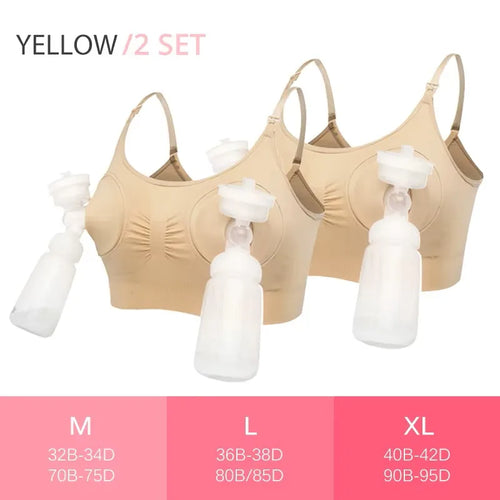 Breastfeeding Pumping Bra - Smart Hands-Free Design, Ultra-Soft