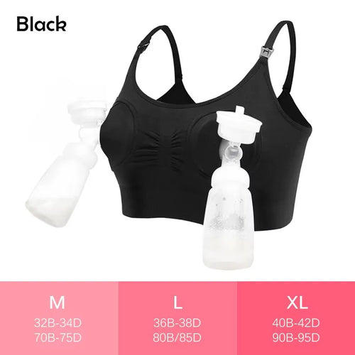 Breastfeeding Pumping Bra - Smart Hands-Free Design, Ultra-Soft