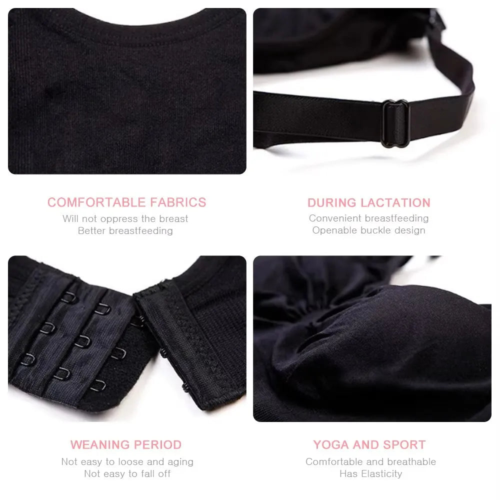 Breastfeeding Pumping Bra - Smart Hands-Free Design, Ultra-Soft