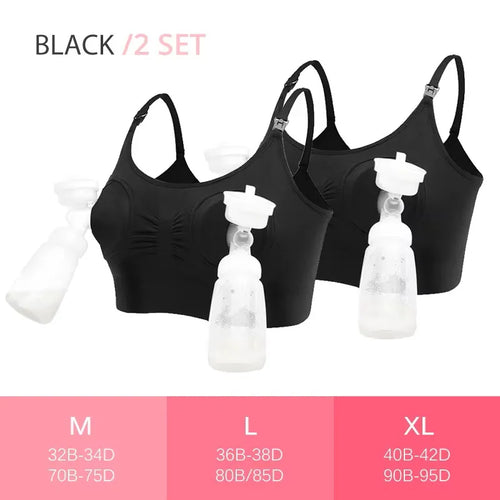 Breastfeeding Pumping Bra - Smart Hands-Free Design, Ultra-Soft