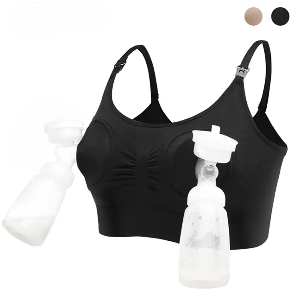 Breastfeeding Pumping Bra - Smart Hands-Free Design, Ultra-Soft