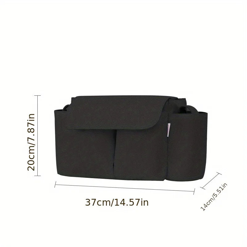 Large Capacity Stroller Storage Bag Convertible Shoulder Bag Crossbody